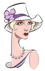1920年代のファッション：クローシュ帽子